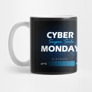 Cyber Monday sale design template Mug